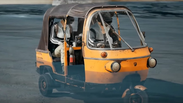 سيارة توكاشي الهندية او التوكتوك المصري في لعبة ببجي موبايل 0.11.5