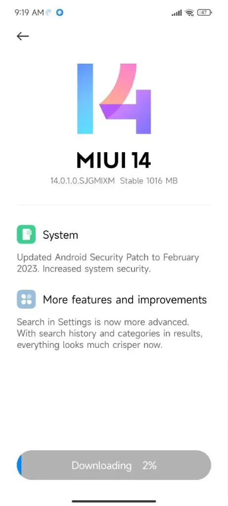 تحديث POCO X3 NFC إلى MIUI 14