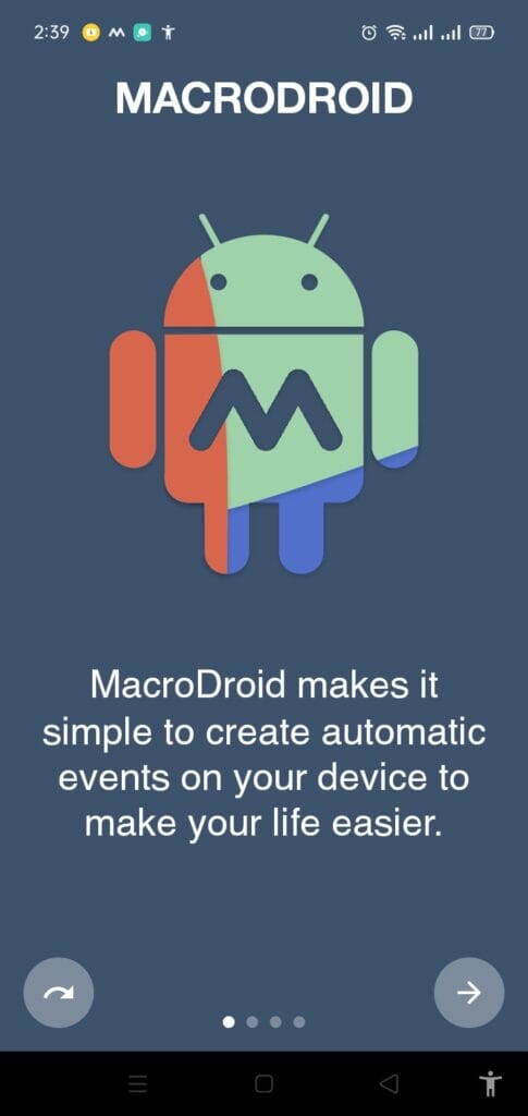 برنامج MacroDroid Pro